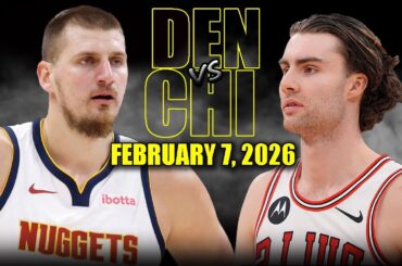Denver Nuggets vs Chicago Bulls Full Game Highlights – February 7, 2026 | NBA Season