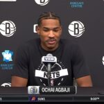 New Nets Ochai Agbaji & Josh Minott meet the media