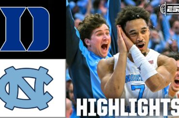 DOWN TO THE WIRE 🍿 Duke Blue Devils vs. North Carolina Tar Heels | Full Game Highlights | ESPN CBB