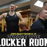 Nikola Jokić Gets The Game Ball | Denver Nuggets Locker Room After Win vs. CHI