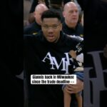 Giannis happy to be back 👏