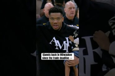 Giannis happy to be back 👏