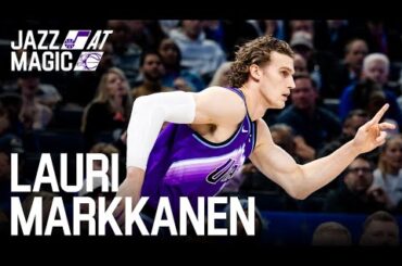 LAURI MARKKANEN BIG DUNKS IN ORLANDO 🌴 | UTAH JAZZ