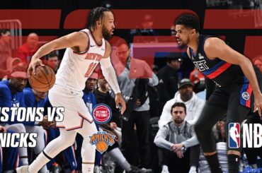 NBA Mini: Detroit Pistons vs. New York Knicks | Extended Highlights