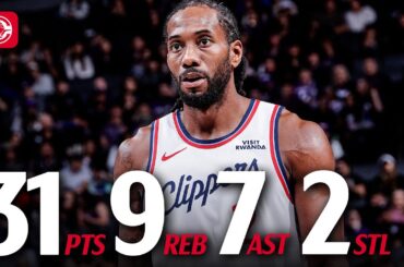 Kawhi Leonard Drops 31 PTS in an All-Around Performance