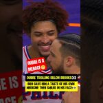 Oubre SMILING in Dillon Brooks FACE😭