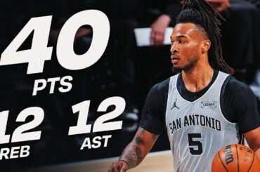 Stephon Castle Makes NBA History With 40-PT TRIPLE-DOUBLE | February 7, 2026