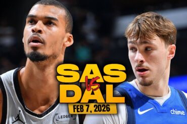 San Antonio Spurs vs Dallas Mavericks Full Game Highlights | Feb 7, 2026 | FreeDawkins