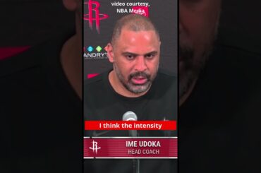 Ime Udoka about Sengun after win over OKC: "bring that effort every night, we'll be in great shape."