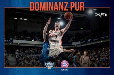 Highlights: MLP Academics Heidelberg - FC Bayern München Basketball (25/26) easyCredit BBL | Dyn BB
