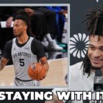 Stephon Castle on His Historic Night in Win vs. Dallas