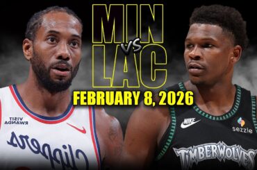 Minnesota Timberwolves vs Los Angeles Clippers Full Game Highlights – February 8, 2026 | NBA Season