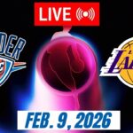 NBA LIVE! Los Angeles Lakers vs Oklahoma City Thunder February 9, 2026 | 2026 NBA Season Live 2K