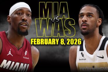 Miami Heat vs Washington Wizards Full Game Highlights – February 8, 2026 | NBA Season