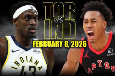 Toronto Raptors vs Indiana Pacers Full Game Highlights – February 8, 2026 | NBA Season