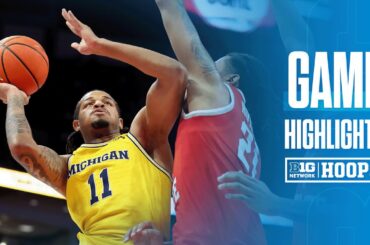 Michigan vs. Ohio State | Highlights | Big Ten Men's Basketball | 02/08/26