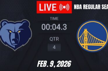 NBA LIVE! Golden State Warriors vs Memphis Grizzlies | February 9,2026 | NBA Regular Season | 2K26