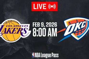 NBA LIVE! Los Angeles Lakers vs Oklahoma City Thunder | February 9, 2025 | NBA 2K26 GAMEPLAY