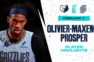 Olivier Maxence Prosper Highlights vs. Portland Trail Blazers