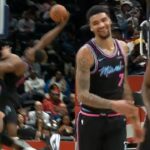 Bam Adebayo dunks on his own teammate Kel'el Ware and taunts him 😂