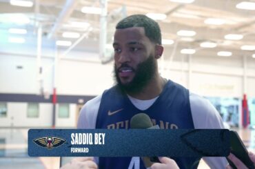 Saddiq Bey on Trey Murphy III, clutch games | Pelicans Practice 2/8/26
