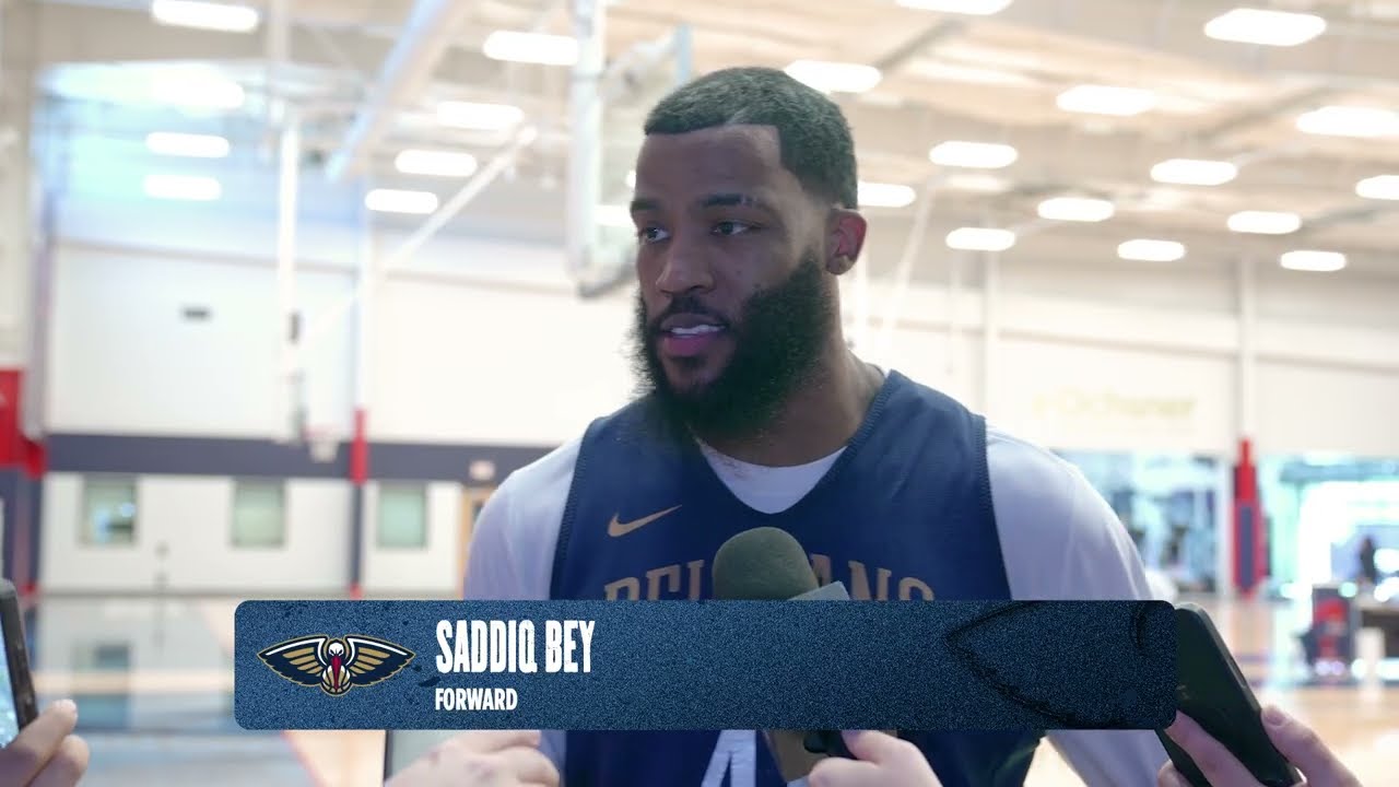 Saddiq Bey on Trey Murphy III, clutch games | Pelicans Practice 2/8/26