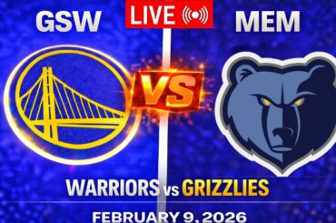 NBA LIVE! Golden State Warriors vs Memphis Grizzlies | February 9, 2026 | Warriors vs Grizzlies 2K