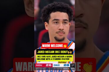 OKC fans WENT WILD for Jared McCain👏