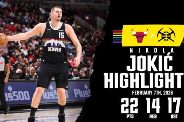 Nikola Jokić REWRITES NBA HISTORY With Triple-Double | Highlights vs. CHI
