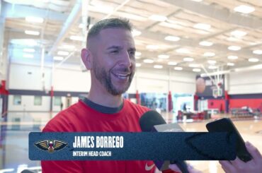 James Borrego on win in Minnesota, team chemistry | Pelicans Practice 2/8/26