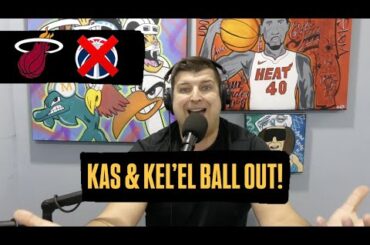 Miami Heat Throttle Wizards | Spo Plays Bam & Kel'el Together | Jakučionis Career High Lights It Up!