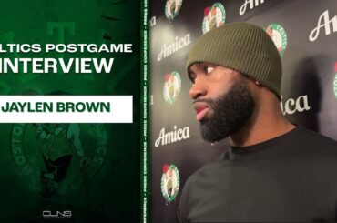 Jaylen Brown on Celtics BLOWOUT loss to Knicks | Celtics Postgame Interview