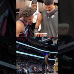 Bam reacts to that poster 💥😂 #nba #reacts #dunk #miamiheat