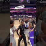 Travis Scott crashing the postgame Cavaliers interview 😭 (via @jharden13/TT)