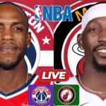 🔴LIVE : Miami Heat Vs Washington Wizards | NBA | PLAY BY PLAY | SCOREBOARD