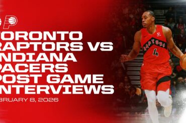 Toronto Raptors Full Media Availability | Post Game vs Pacers | February 08, 2026