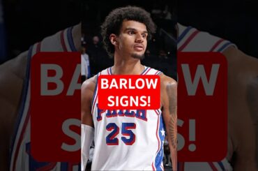 🚨ALERT: Dominick Barlow Signs Standard NBA Contract With Philadelphia 76ers #shorts