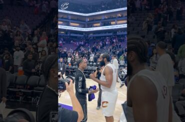 🔥 Had Travis in the building supporting on the debut! #LetEmKnow #Cavs #JamesHarden #TravisScott