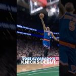 Jose Alvarado’s debut as a Knick? One to remember! #knicks #nba #newyork #debut #hype