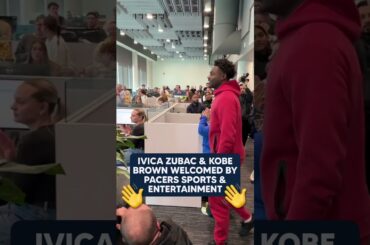 Ivica Zubac and Kobe brown Welcomed to Indianapolis by Pacers Employees