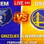 NBA LIVE! Golden State Warriors vs Memphis Grizzlies | February 10, 2026 | Warriors vs Grizzlies 2K