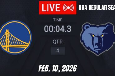 NBA LIVE! Memphis Grizzlies vs Golden State Warriors | February 10,2026 | NBA Regular Season | 2K26