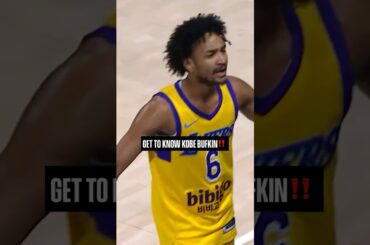 Newest Laker, Kobe Bufkin, is a BUCKET #nba