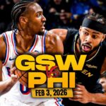 Golden State Warriors vs Philadelphia 76ers Full Game Highlights | Feb 3, 2026 | FreeDawkins
