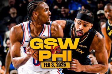 Golden State Warriors vs Philadelphia 76ers Full Game Highlights | Feb 3, 2026 | FreeDawkins