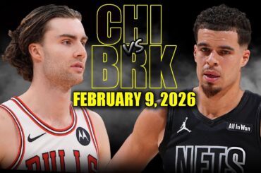 Chicago Bulls vs Brooklyn Nets Full Game Highlights – February 9, 2026 | NBA Season