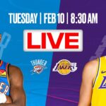 Oklahoma City Thunder at Los Angeles Lakers | Regular Season | [OFFICIAL LIVE STREAM]