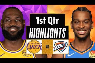 Los Angeles Lakers vs Thunder Full Game Highlights 1st Qtr | Feb 9 | 2026 NBA Highlights