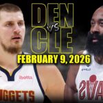 Denver Nuggets vs Cleveland Cavaliers Full Game Highlights – February 9, 2026 | NBA Season