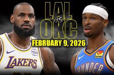 Los Angeles Lakers vs Oklahoma City Thunder Full Game Highlights – February 9, 2026 | NBA Season